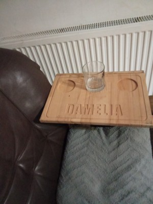 Masă lemn masiv, cu sigla dumneavoastră, 2 &amp;icirc;ntrebuințării foto