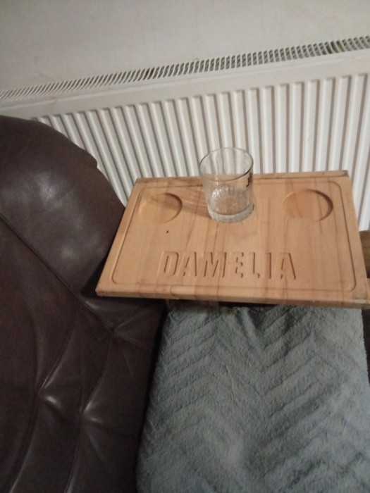 Masă lemn masiv, cu sigla dumneavoastră, 2 &icirc;ntrebuințării