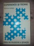 Experienta si teorie- Stephan Korner