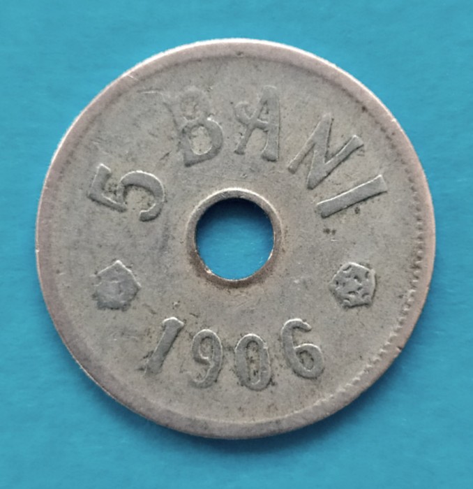 ROMANIA 5 BANI 1906 STARE BUNA