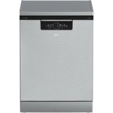 Masina de spalat vase Beko BDFN36560XC, 15 seturi, 11 programe, Clasa A, CornerIntense, SelfDry Active Ventilation, HomeWhiz, HygieneIntense, SteamGlo