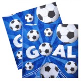 șervețele Masă, Model Fotbal, Demonstrație, 33x33cm, Set 20 Bucăți, Oem