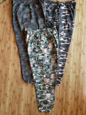 PANTALONI DE TRENING TIP CAMUFLAJ ,MASURI MARI 4XL-8XL ,PENTRU GRASI SI GRASUTI. foto