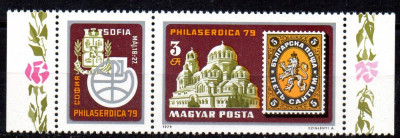 UNGARIA 1979, Expozitie, Philaserdica, tb/tb, MNH foto