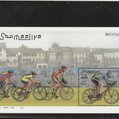 Somalia 2000-Sport,Ciclism,biciclete,colita dantelata,MNH,Mi.Bl.68