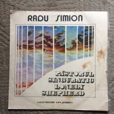 Radu Simion pastorul singuratic lonely shepherd disc vinyl lp muzica nai pop VG+