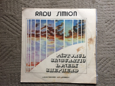 Radu Simion pastorul singuratic lonely shepherd disc vinyl lp muzica nai pop VG+ foto