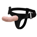 Strap-On Cu Vibratii Ultra Passionate, Natural, 15 cm, Debra