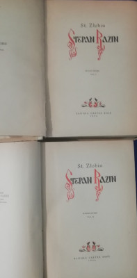 myh 415s - St Zlobin - Stepan Razin - 2 volume - ed 1954 foto