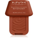 NYX Professional Makeup Buttermelt Bronzer crema Bronzant&atilde; culoare 5 g