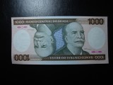 BRAZILIA 1000 CRUZEIROS 1985 UNC