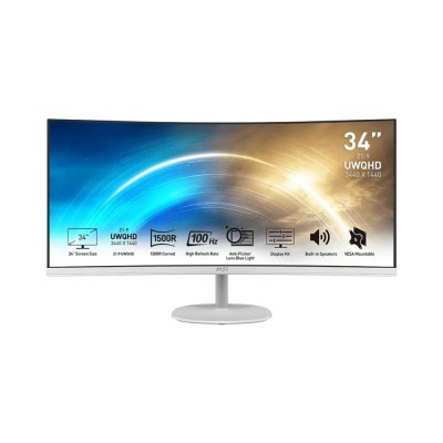 Monitor MSI MP341CQW Alb 34&amp;quot; UWQHD VA foto