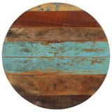 vidaXL Blat de masă rotund, 60 cm, lemn masiv reciclat, 15-16 mm