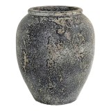 Cumpara ieftin Ghiveci decorativ Capelo din teracotă, gri, &Oslash;44x49 cm
