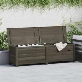 Cumpara ieftin Cutie de perne de exterior antracit 200x50x56cm lemn masiv brad