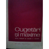 Grigore N. Crivianu - Cugetari si maxime (1967)