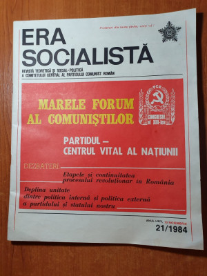 revista era socialista 10 noiembrie 1984 foto