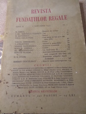 CI. Revista Fundatilor Regale ianuarie 1937 foto
