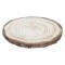 Suport Lumanari Lemn Buturuga, Diametru 23 cm, Inaltime 2 cm, Natural, 4 Picioare Antiderapante