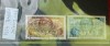TS21 - Timbre serie DDR - 1954 Mi443 444 cincinal, Stampilat