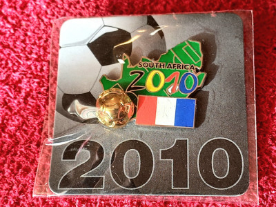 Insigna FRANTA - fotbal - FIFA World Cup Africa de Sud 2010 foto