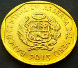 Cumpara ieftin Moneda exotica 10 CENTIMOS - PERU, anul 2015 *Cod 880 A, America Centrala si de Sud