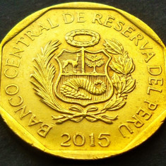 Moneda exotica 10 CENTIMOS - PERU, anul 2015 *Cod 880 A