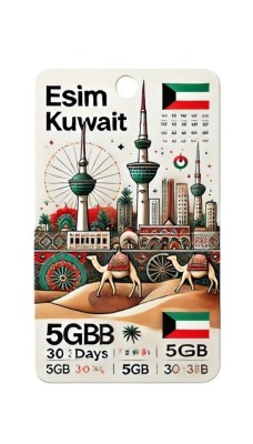 eSIM Kuwait 5GB 30Days foto
