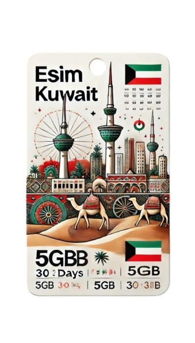 eSIM Kuwait 5GB 30Days