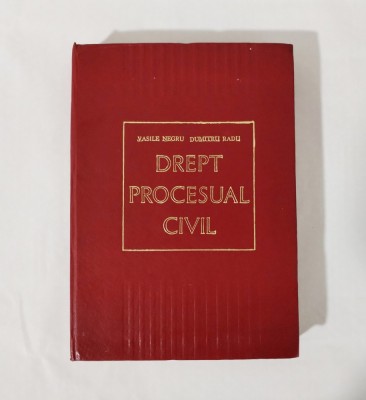 Drept procesual civil, Vasile Negru, Dumitru Radu, anul nu este trecut foto