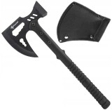 Topor de supravietuire Foxter, 43 cm, husa lama, negru