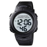 Ceas barbatesc Skmei Sport Casual 10 ATM 10 ani baterie Negru