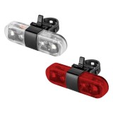 Set lumini fata/spate, 4 LED-uri, 70 lm, lumina alb rece, 300 mAh, General