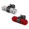 Set lumini fata/spate, 4 LED-uri, 70 lm, lumina alb rece, 300 mAh