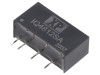Convertor DC/DC 48V la 12V, 1W, XP POWER IQ4812SA, THT, SIP, 83mA, 81% eficienta
