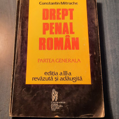 Drept penal roman partea generala Constantin Mitrache