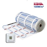 Cumpara ieftin Kit covoraș &icirc;ncălzire electrică pardoseală KIMA-100W/m&sup2;, 1m&sup2; cu termostat OJ Microline&reg;