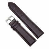 Cumpara ieftin Curea Ceas Premium &bdquo;Dark Coffee&rdquo; &ndash; Piele Naturală Maro &Icirc;nchis (8mm - 21mm)