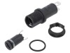 Clemă Siguranțe SCHURTER 5x20mm, IP67, 250V AC, 10A, Montare Panou, Termoplastic Negru
