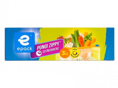 Set Pungi Zippy cu Inchidere Epack 3 L, 10 bucati foto