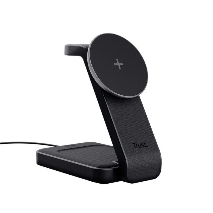 Stand de incarcare 3-in-1 Trust Viro, putere intrare 20W, interfata