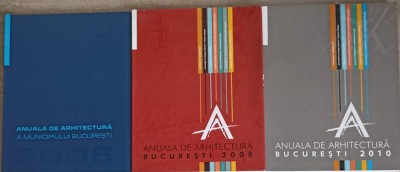LOT 3 REVISTE ANUALA DE ARHITECTURA BUCURESTI 2006, 2009, 2010-COLECTIV-246647 foto