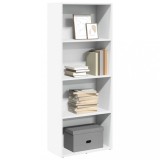 vidaXL Bibliotecă, alb, 60x30x152 cm, lemn prelucrat 857908