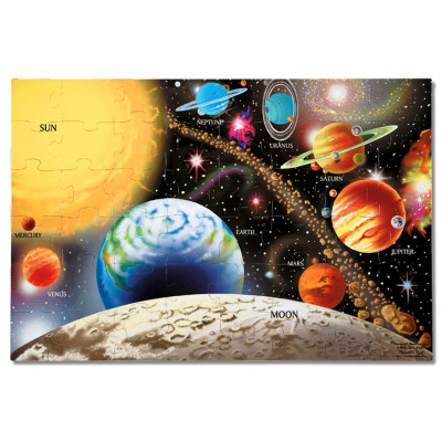 Puzzle de podea Sistemul Solar Melissa and Doug, 48 piese foto