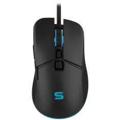 Mouse gaming Serioux Kayel, 6400dpi, 7 butoane, Negru