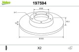 Disc Frana VALEO 197594