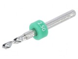 Burghiu 2,5mm oţel carbon pentru plăci PCB 1/8 (3,175mm)