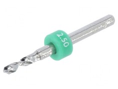 Burghiu 2,5mm otel carbon pentru placi PCB 1/8 (3,175mm) foto
