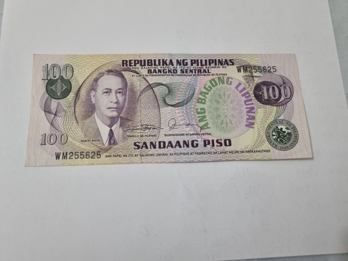 bancnota filipine 100 p 1978