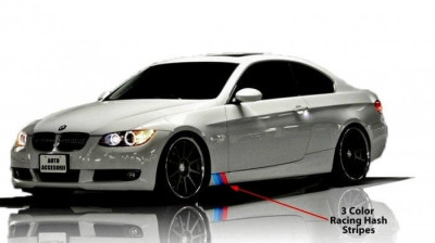 Sticker ornament auto model BMW ///M Power (20cm x 18cm) ManiaStiker foto